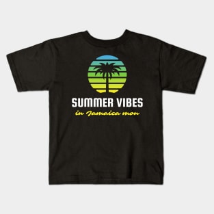 Summer Vibes Jamaican Kids T-Shirt